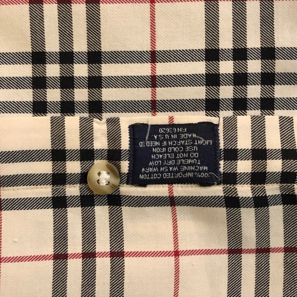 Burberry Mens Nova Check Button Down Shirt - Picture 4 of 5